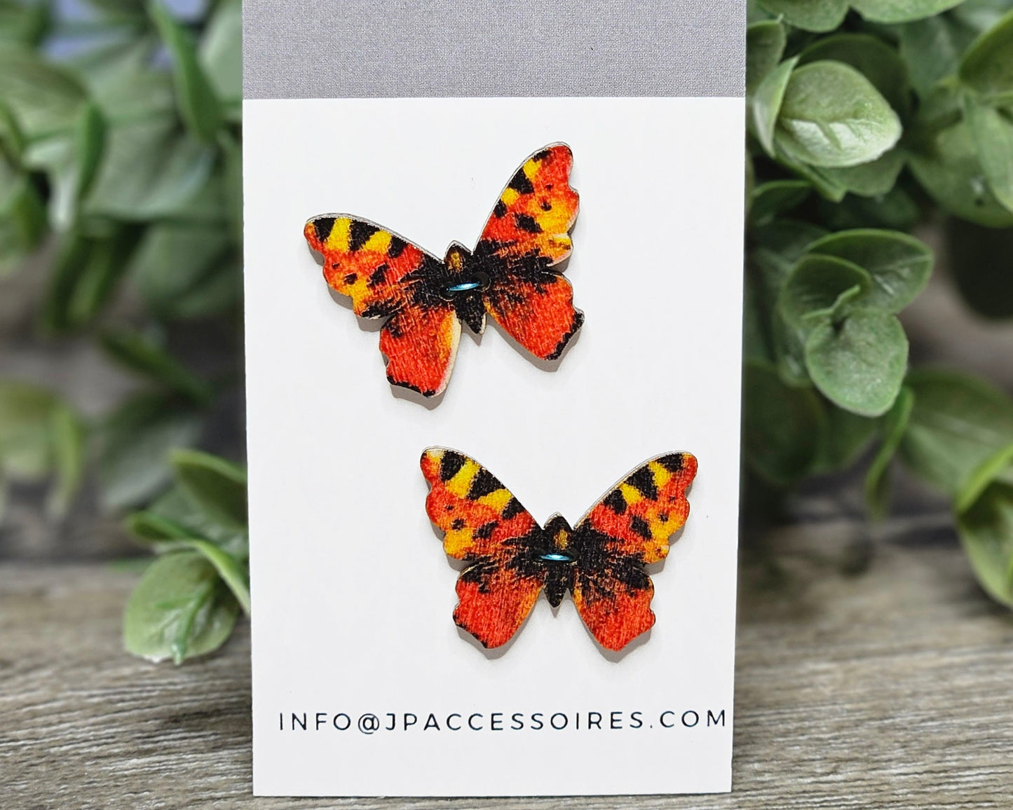 Bouton Papillon en bois