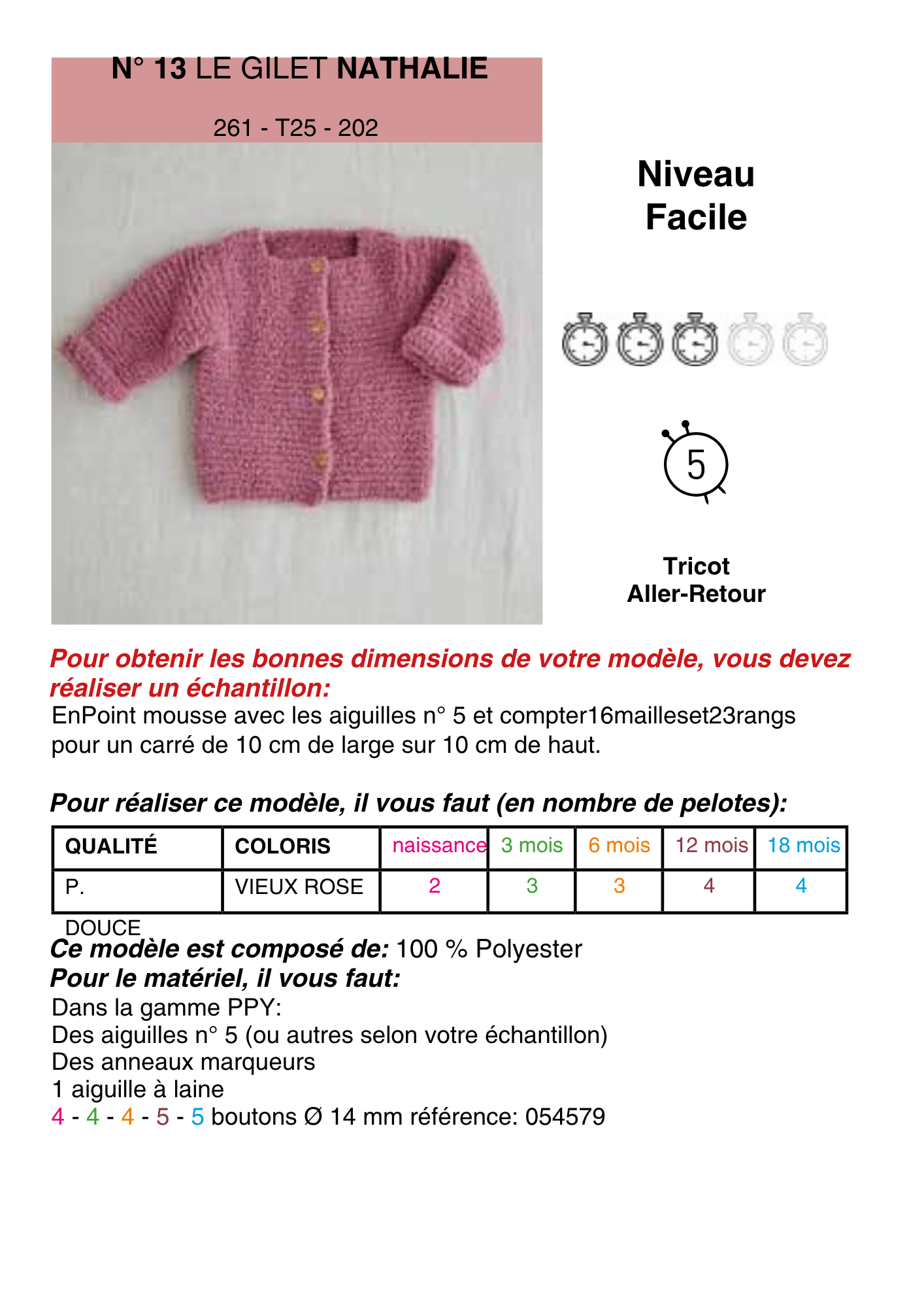 Gilet Nathalie