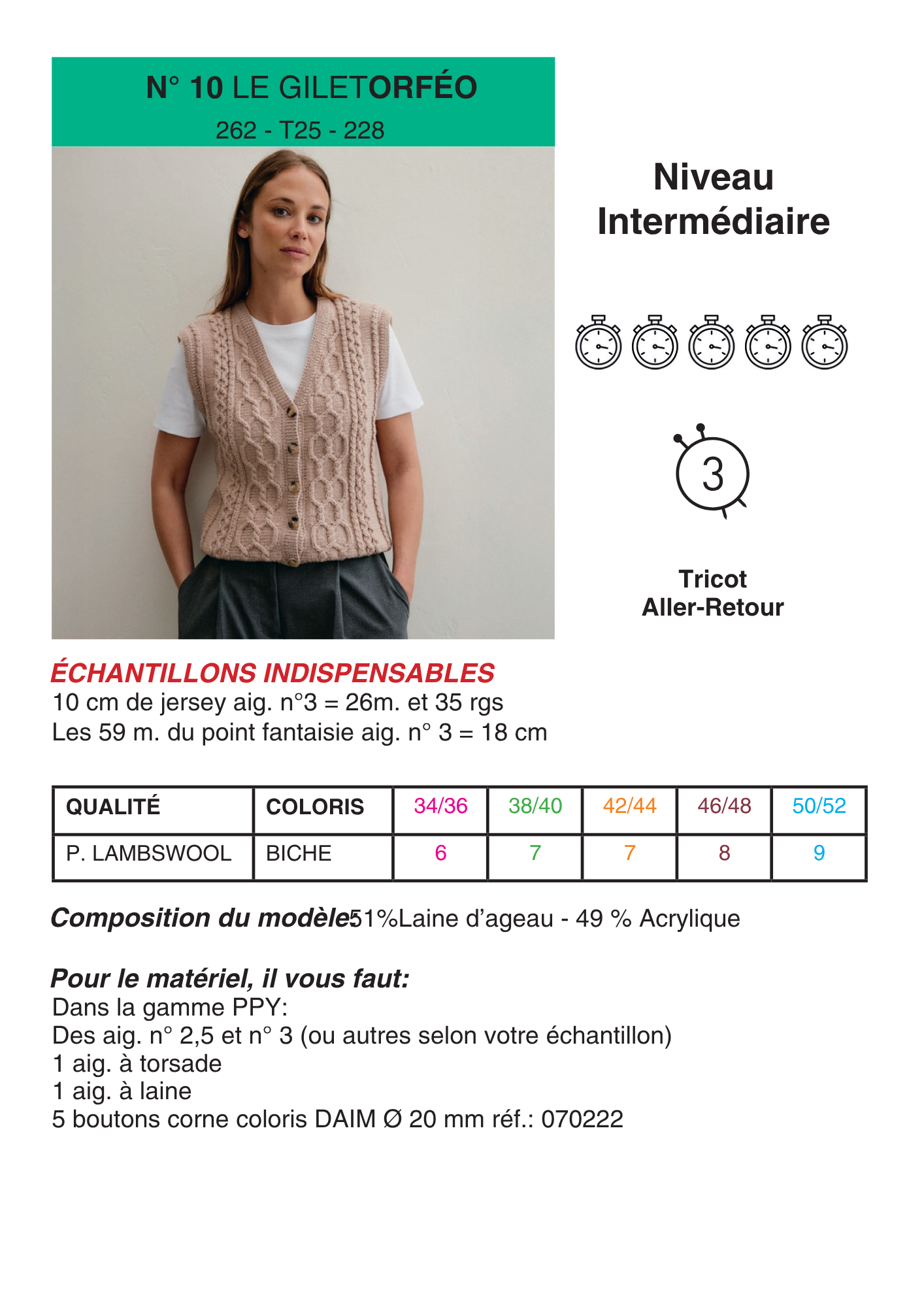 Gilet Orféo