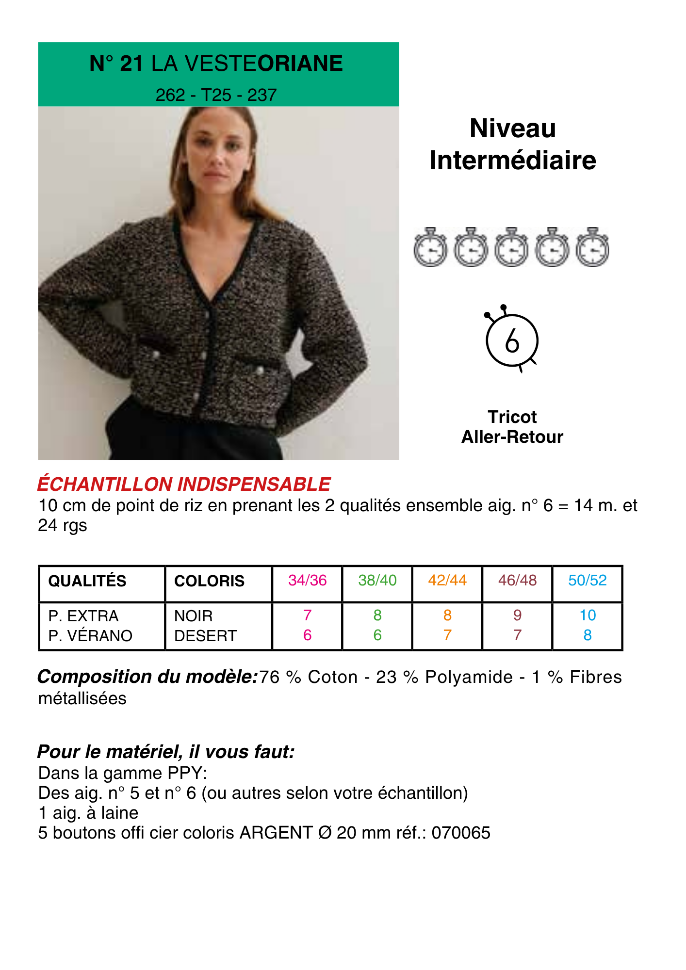 Veste Oriane