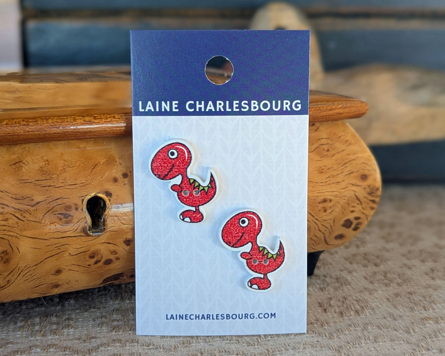 Bouton dinosaures