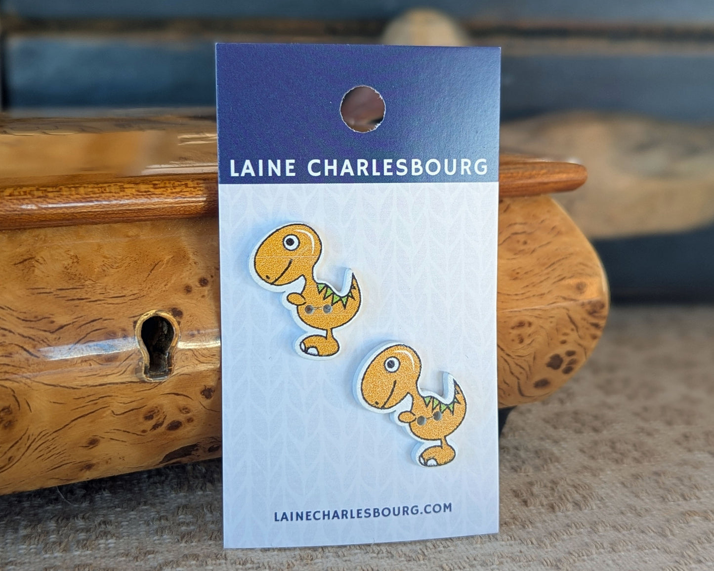 Bouton dinosaures