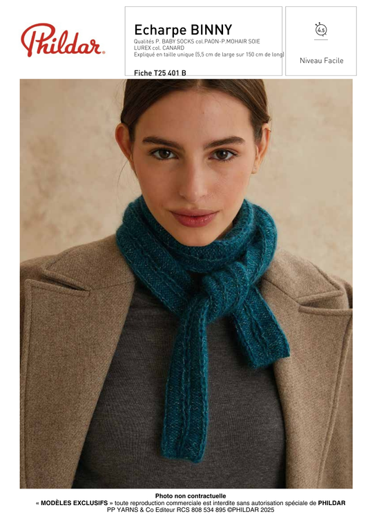 Patron Écharpe Binny