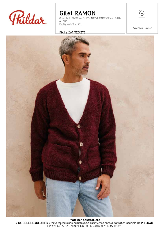 Patron Gilet Ramon