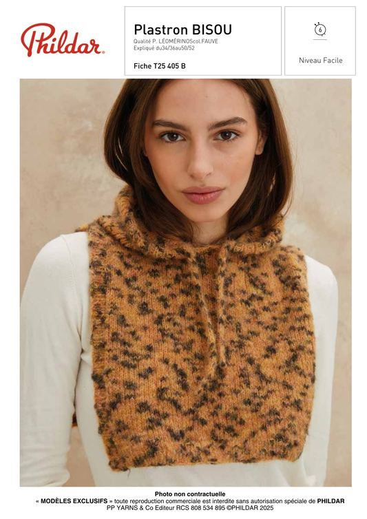 Patron Le Plastron Bisou