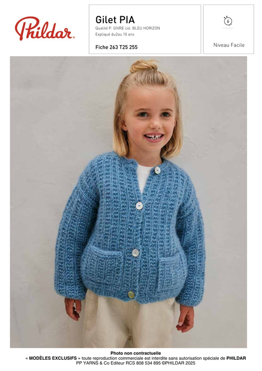 Patron Gilet Pia