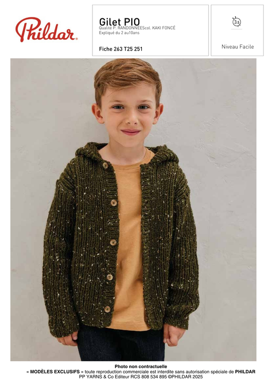 Patron Gilet Pio