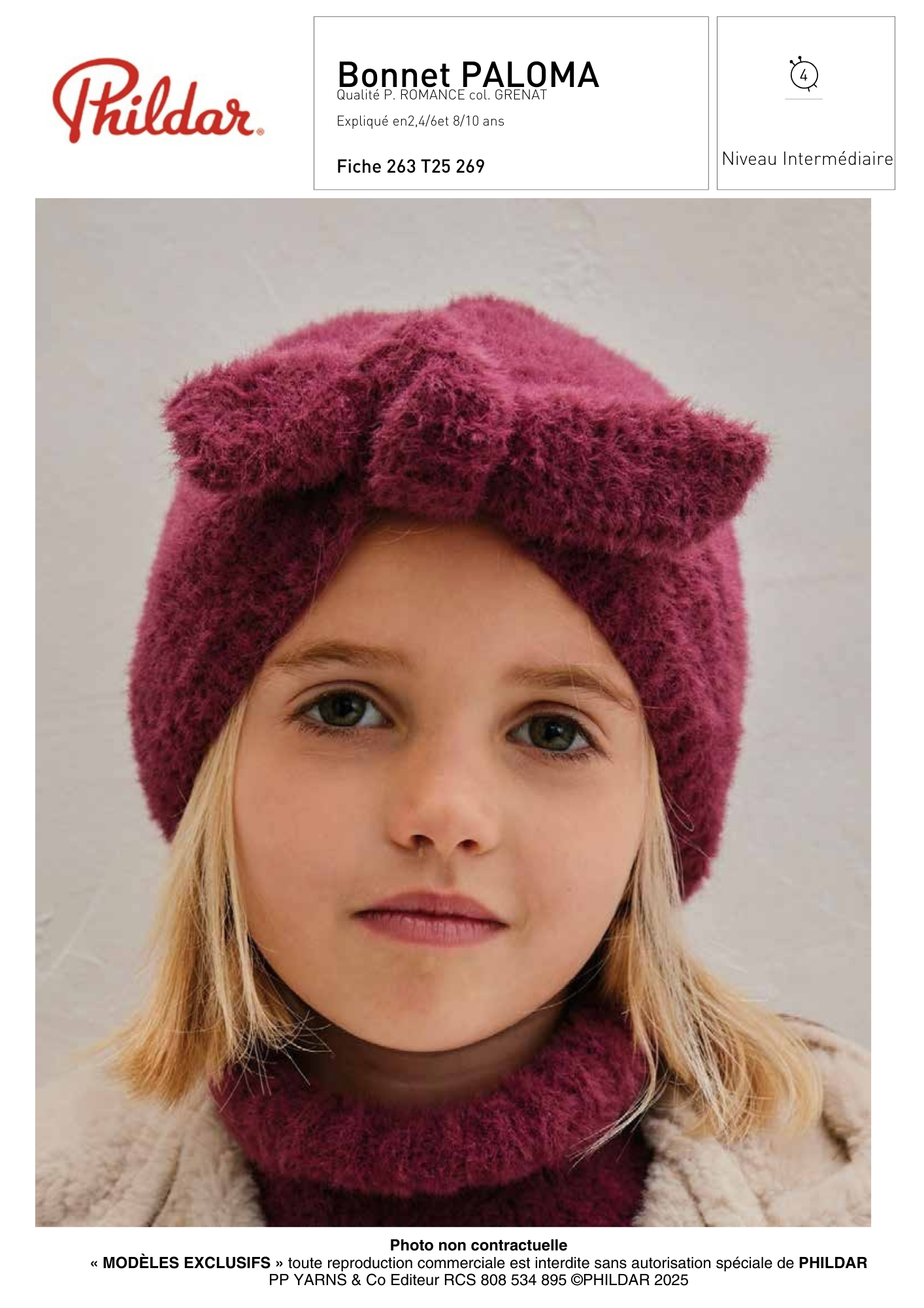 Patron Bonnet Paloma