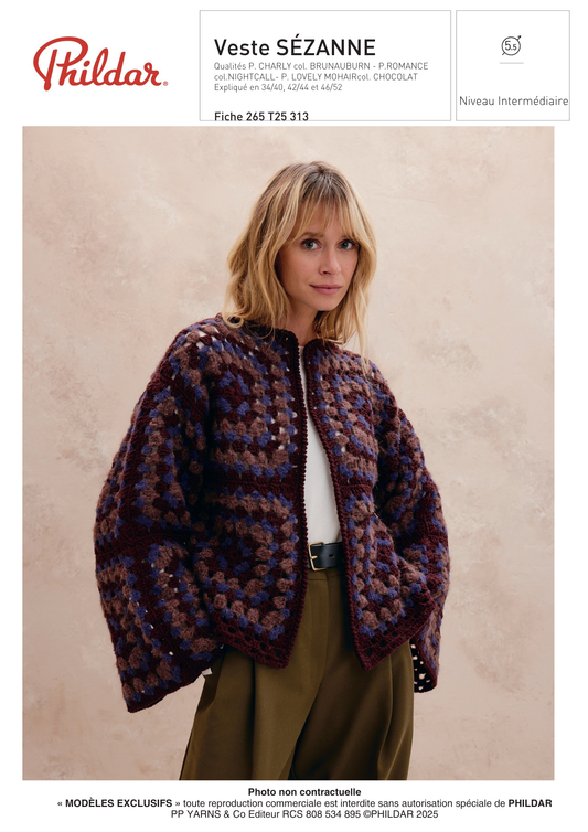 Patron Veste Sézanne