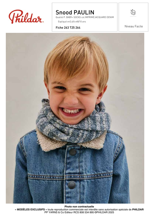 Patron Snood Paulin