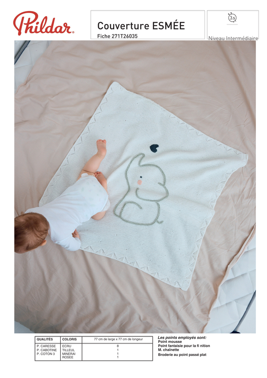 Patron couverture Esmée