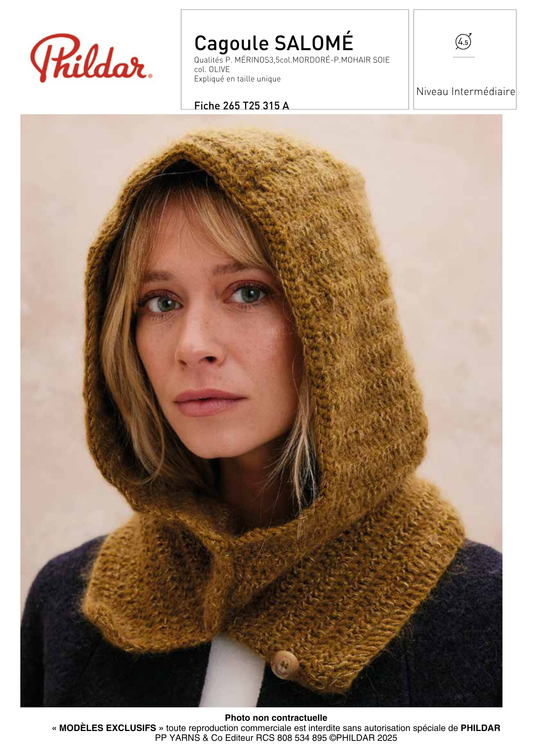 Patron Cagoule Salomé