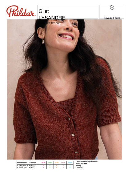 Patron Gilet Lysandre