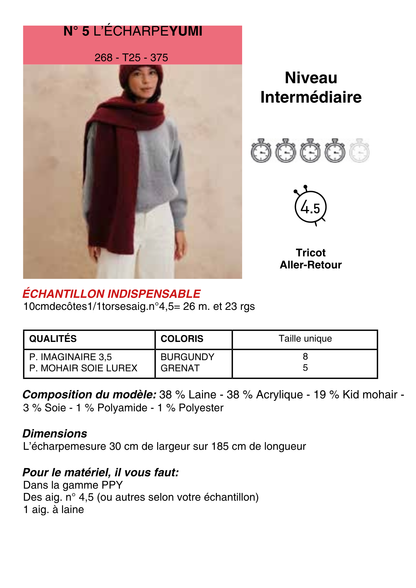Patron Écharpe Yumi