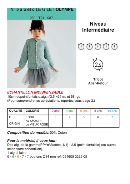 Gilet Olympe