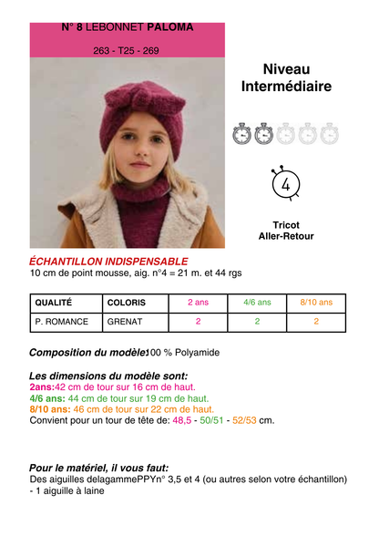 Patron Bonnet Paloma