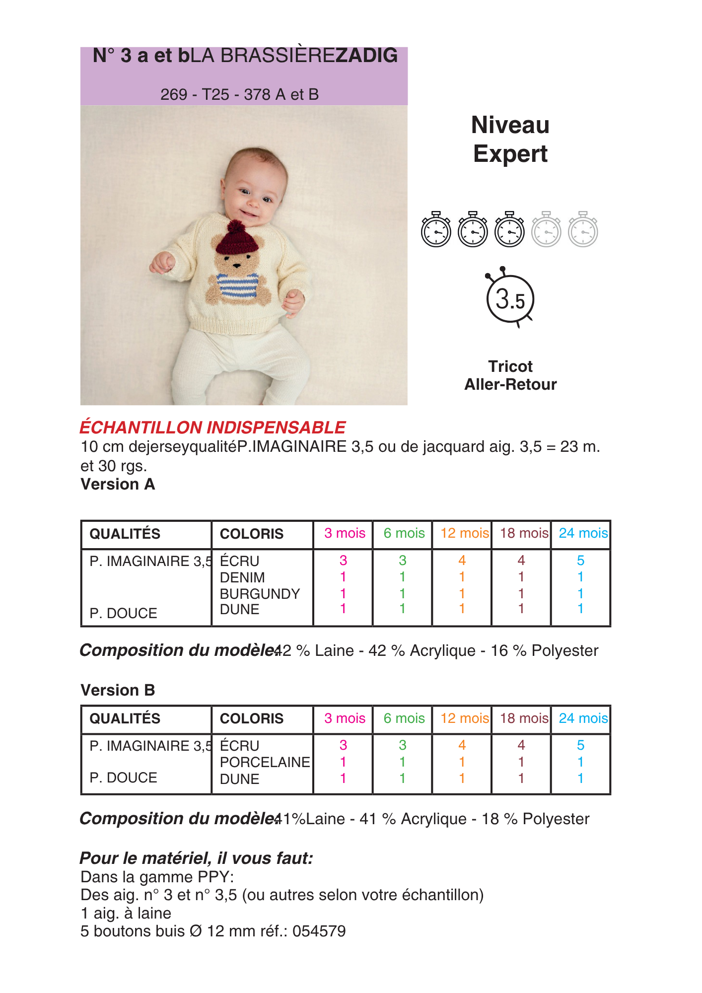 Patron Brassière Zadig