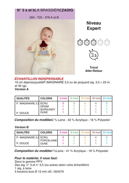 Patron Brassière Zadig