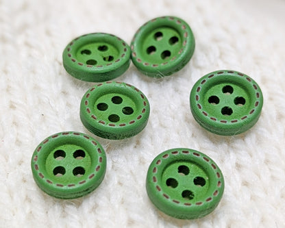 Bouton de bois à 4 trous (10mm)