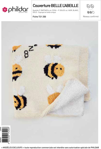 Couverture Bébé Abeille